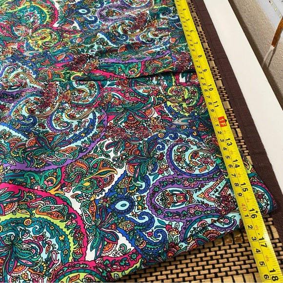 Tommy Hilfiger Women's Paisley Printed Chino Pants Size 6‎ Multicolor Pockets - Picture 9 of 13